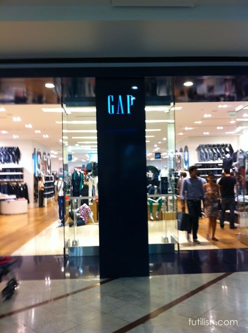 Shopping no Chile - Gap!