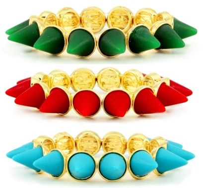 pulseiras-bracelet-colors-fashion-spikes
