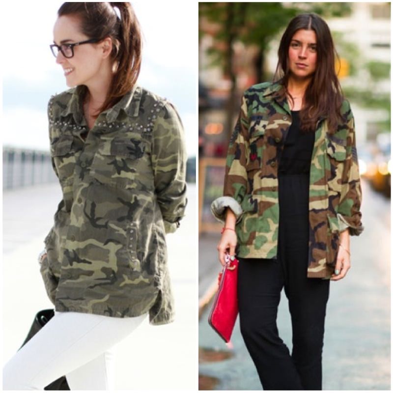 jaqueta camuflada zara