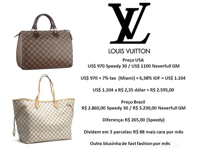 Quanto custa uma bolsa Louis Vuitton? Da mais cara a mais barata!