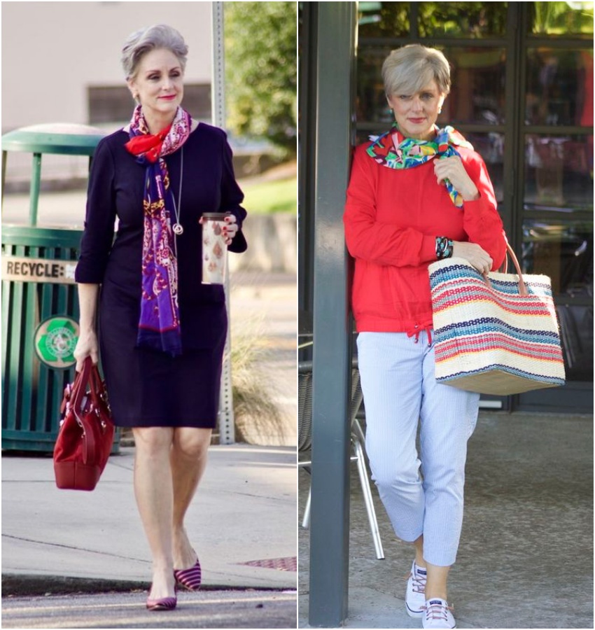 roupas da moda para senhoras de 50 anos