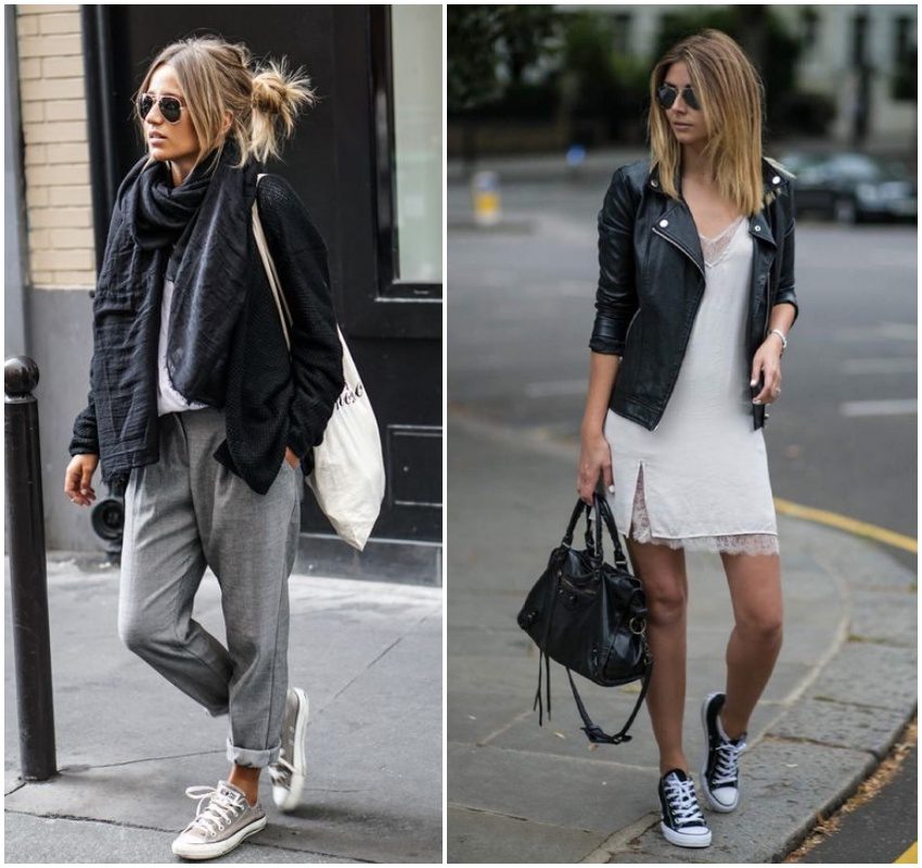 looks para usar com all star cano medio