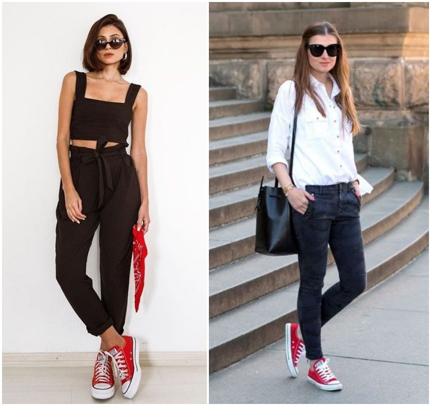 looks para usar com all star cano medio