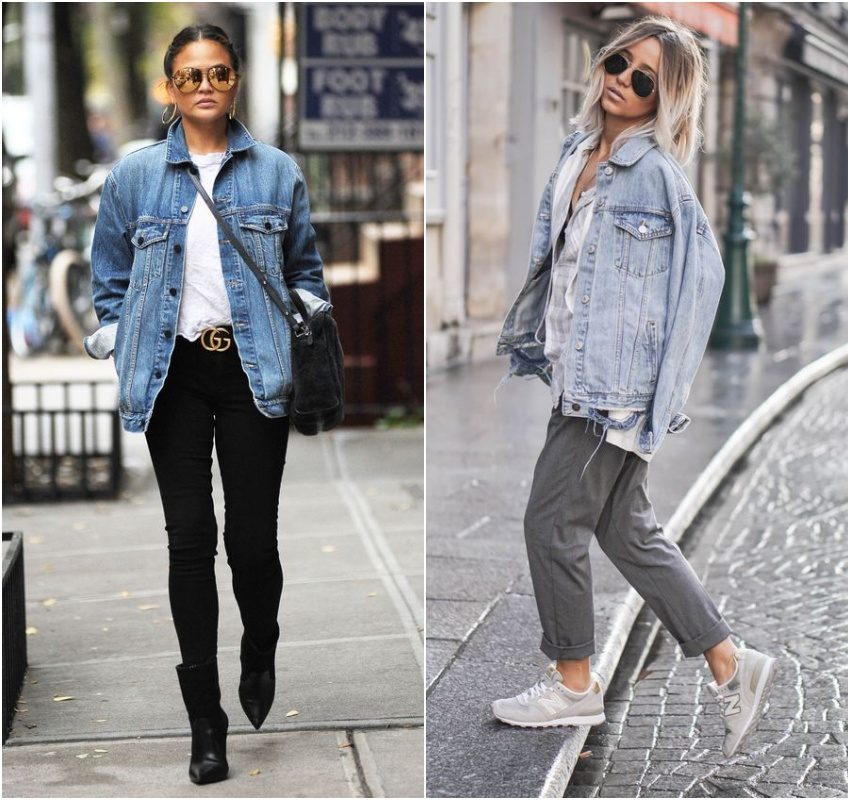 jaquetas jeans compridas