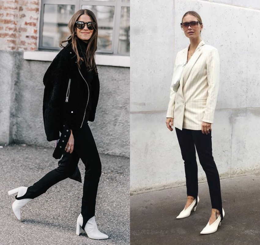Calça legging que prende shop no pé