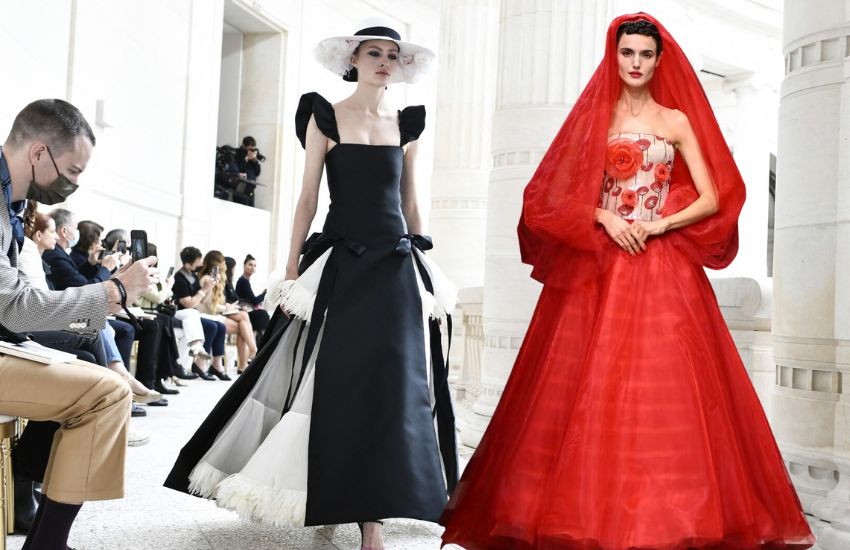 Chanel e Armani em desfile de Alta Costura 